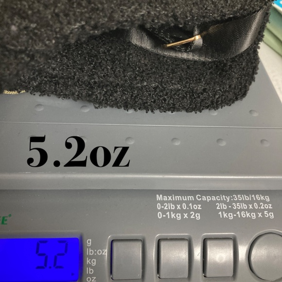 bag black waist crossbody vegan sherpa wool BLUE WATERS gold tone hardware NWT - Picture 16 of 16